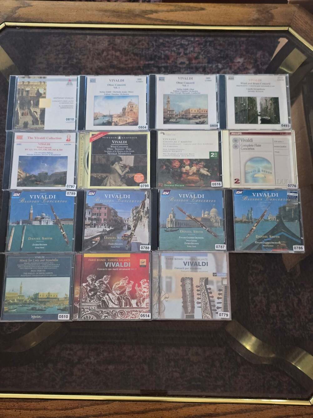 Vivaldi Winds Brass + Plucked Strings 15 CD Lot Bassoon Oboe Flute Mandolin